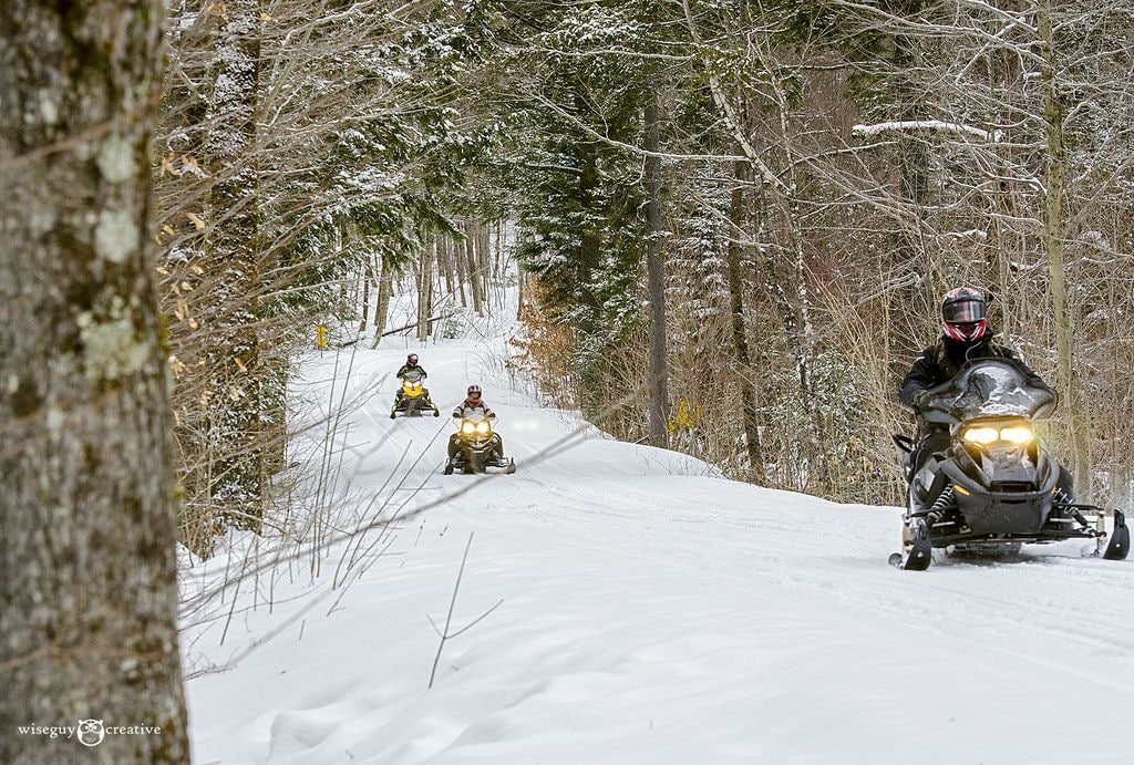Sneeuwscooter rijden