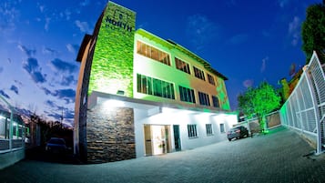 Front of property - evening/night