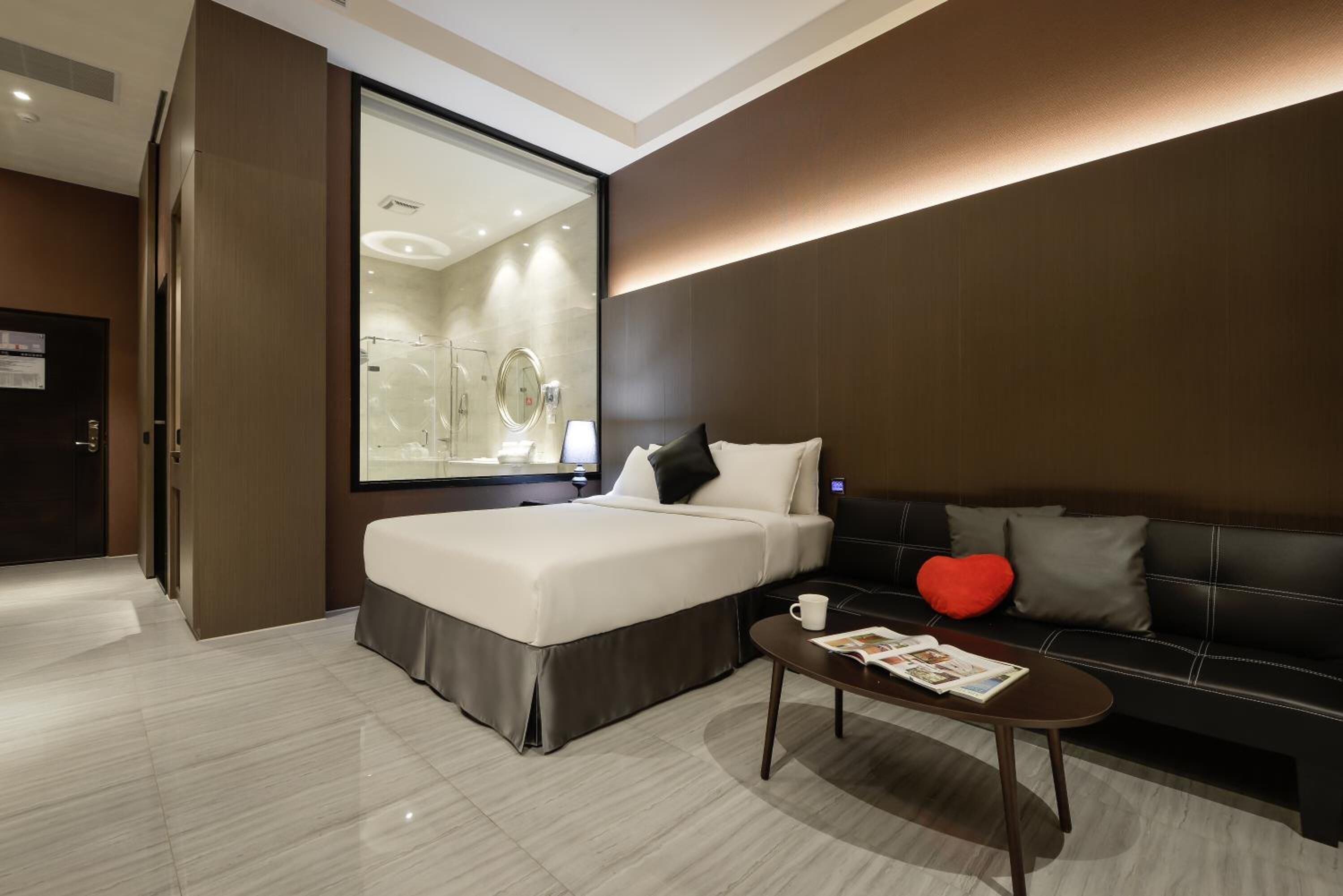 minibar, desk, blackout curtains, soundproofing