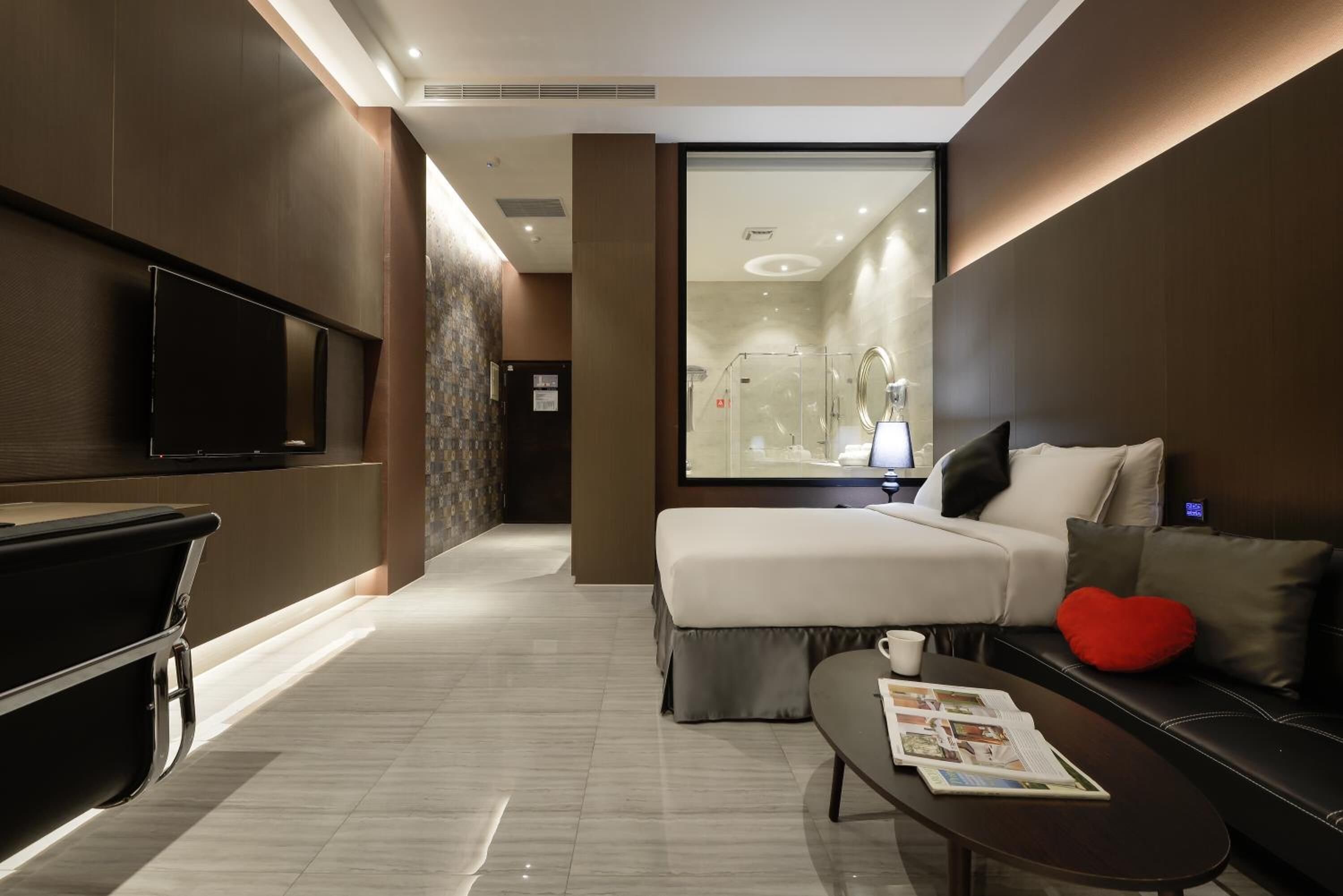 minibar, desk, blackout curtains, soundproofing