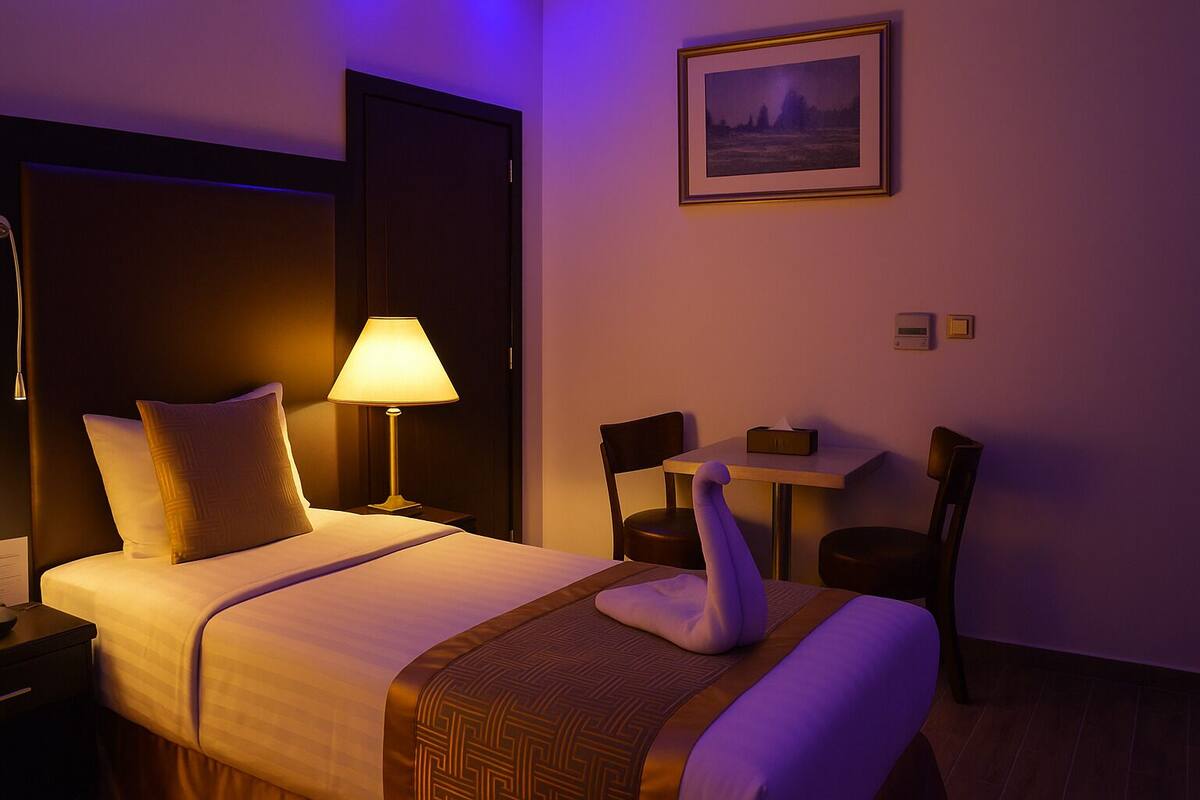 1 bedroom, hypo-allergenic bedding, minibar, in-room safe