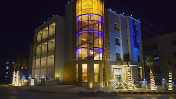 Front of property – evening/night
