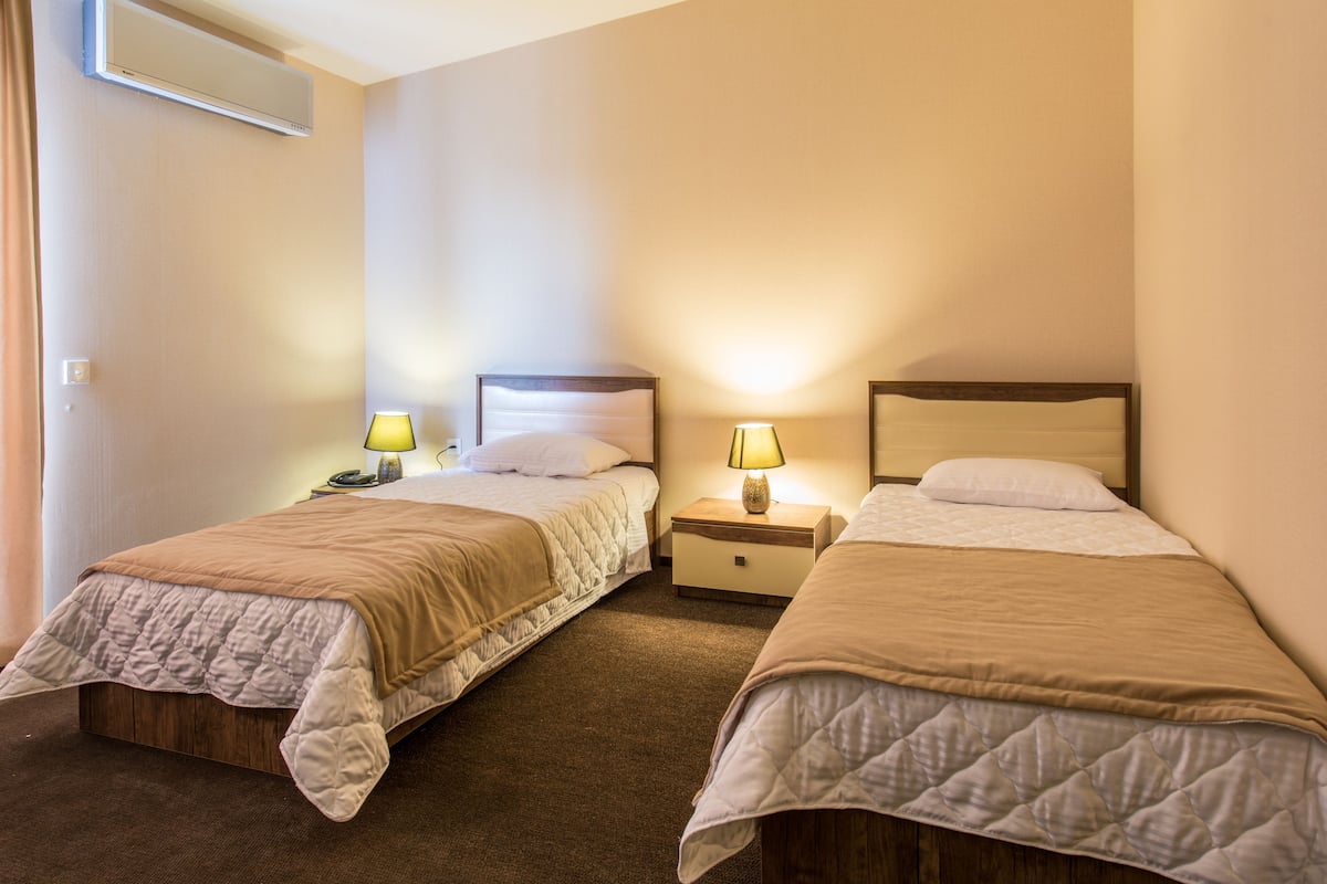 Standard Twin Room | In-room safe, desk, soundproofing, iron/ironing board