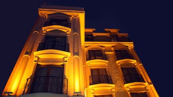 Overnatningsstedets facade