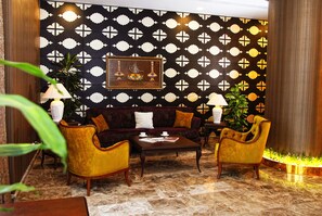 Sitteområde i lobbyen