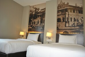 Deluxe Twin Room | Desk, soundproofing, iron/ironing board, free WiFi - The Grand Jade Hotel (Johor Bahru)