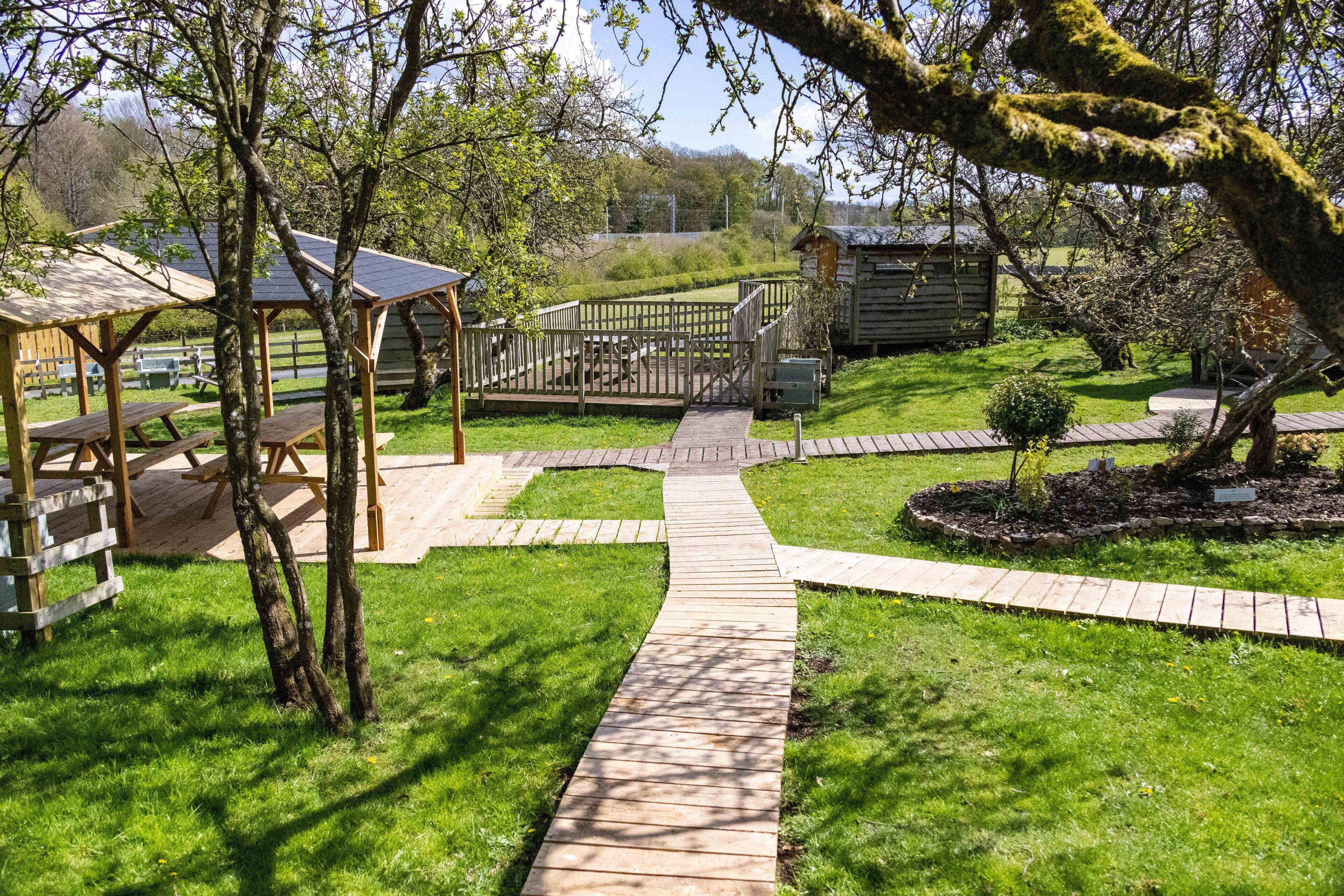 5 - Lanes Prince Albert Camping Pod | Garden view