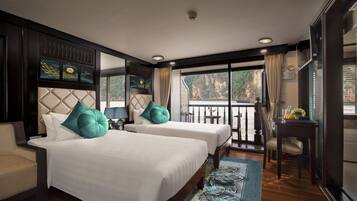 In-room safe, desk, laptop workspace, blackout curtains