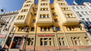 Majoituspaikan julkisivu