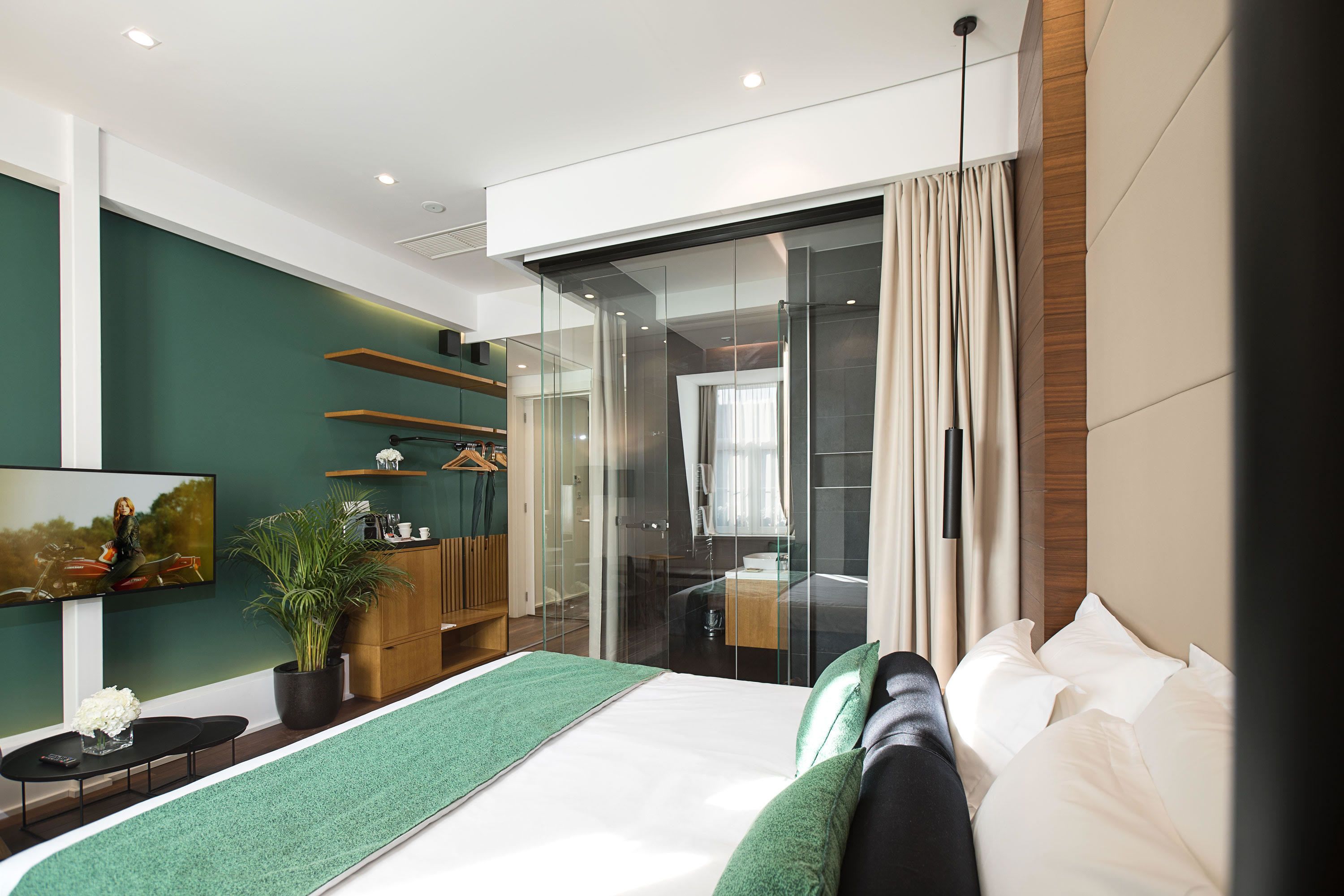 Literie de qualité supérieure, minibar, coffres-forts dans les chambres