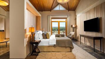 Suite Room, Balcony | 1 bedroom, premium bedding, minibar, in-room safe