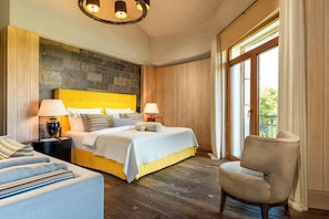 Suite Room, Balcony | 1 bedroom, premium bedding, minibar, in-room safe