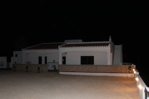 Front of property – evening/night