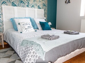 1 habitación, ropa de cama de alta calidad y muebles diferentes 