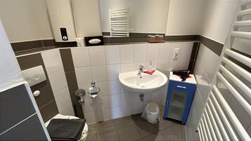 Premium Double Room | Bathroom | Shower, free toiletries, hair dryer, towels