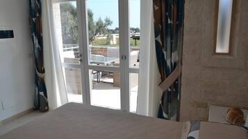 Doppia Business, terrazzo | 2 camere, biancheria da letto di alta qualità, copriletto in piuma