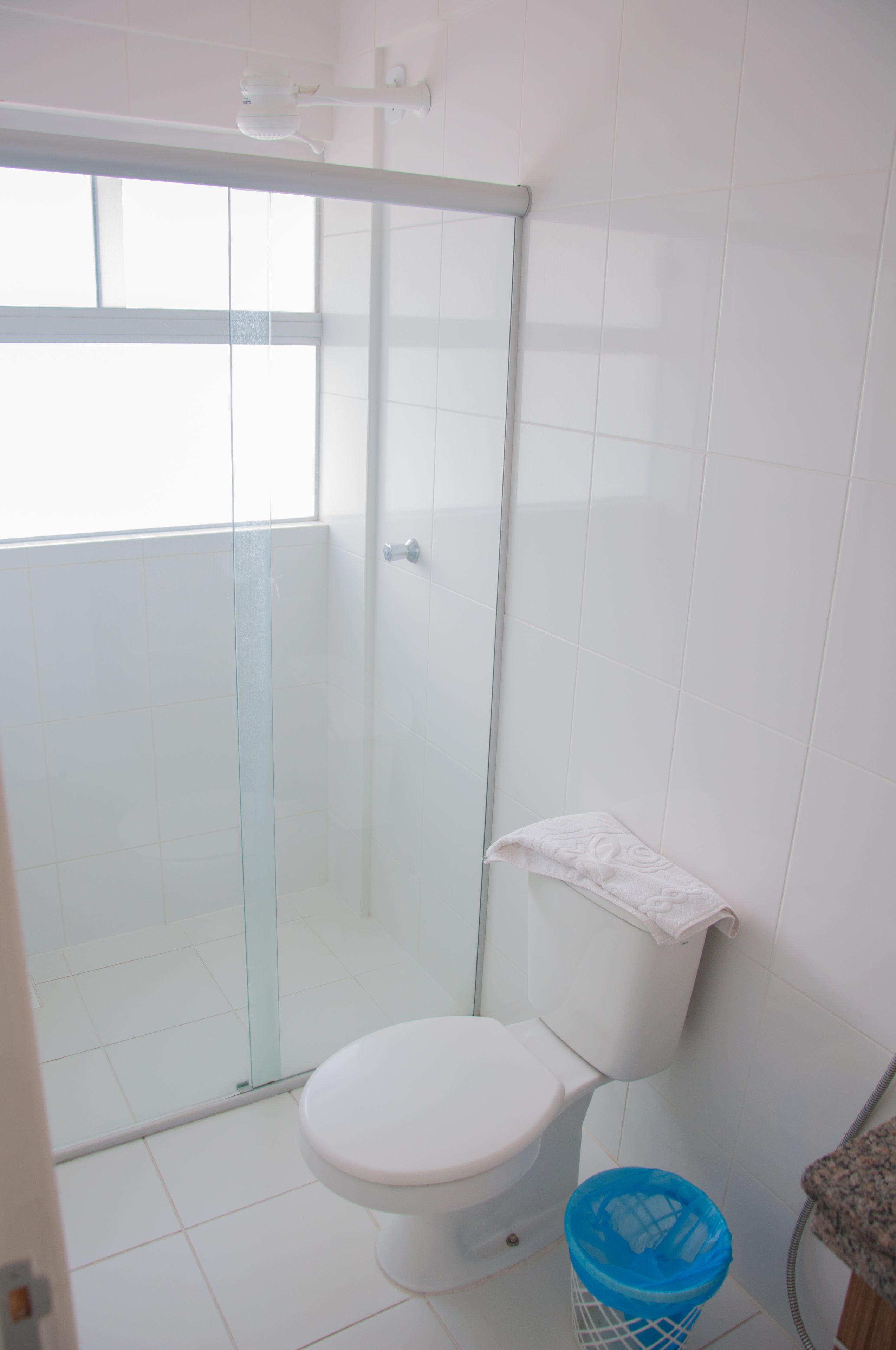 apartment | bathroom | shower, free toiletries, soap, toilet paper