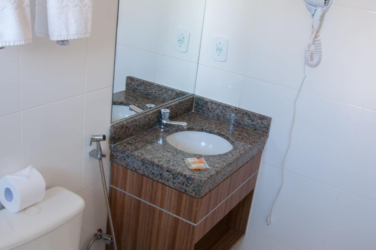 apartment | bathroom | shower, free toiletries, soap, toilet paper