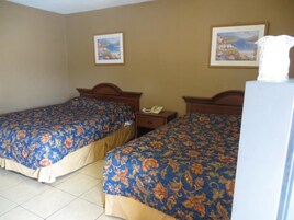 Double or Twin Room, 2 Queen Beds, Non Smoking | Free WiFi, bed sheets