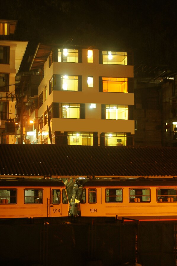 Front of property – evening/night