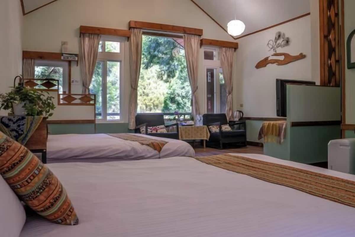 Premium-sengetøj, mørklægningsgardiner, gratis Wi-Fi