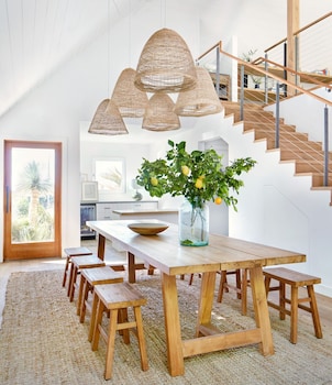 Reception area at The Surfrider Malibu