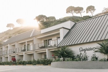 Hotel exterior and entrance at The Surfrider Malibu