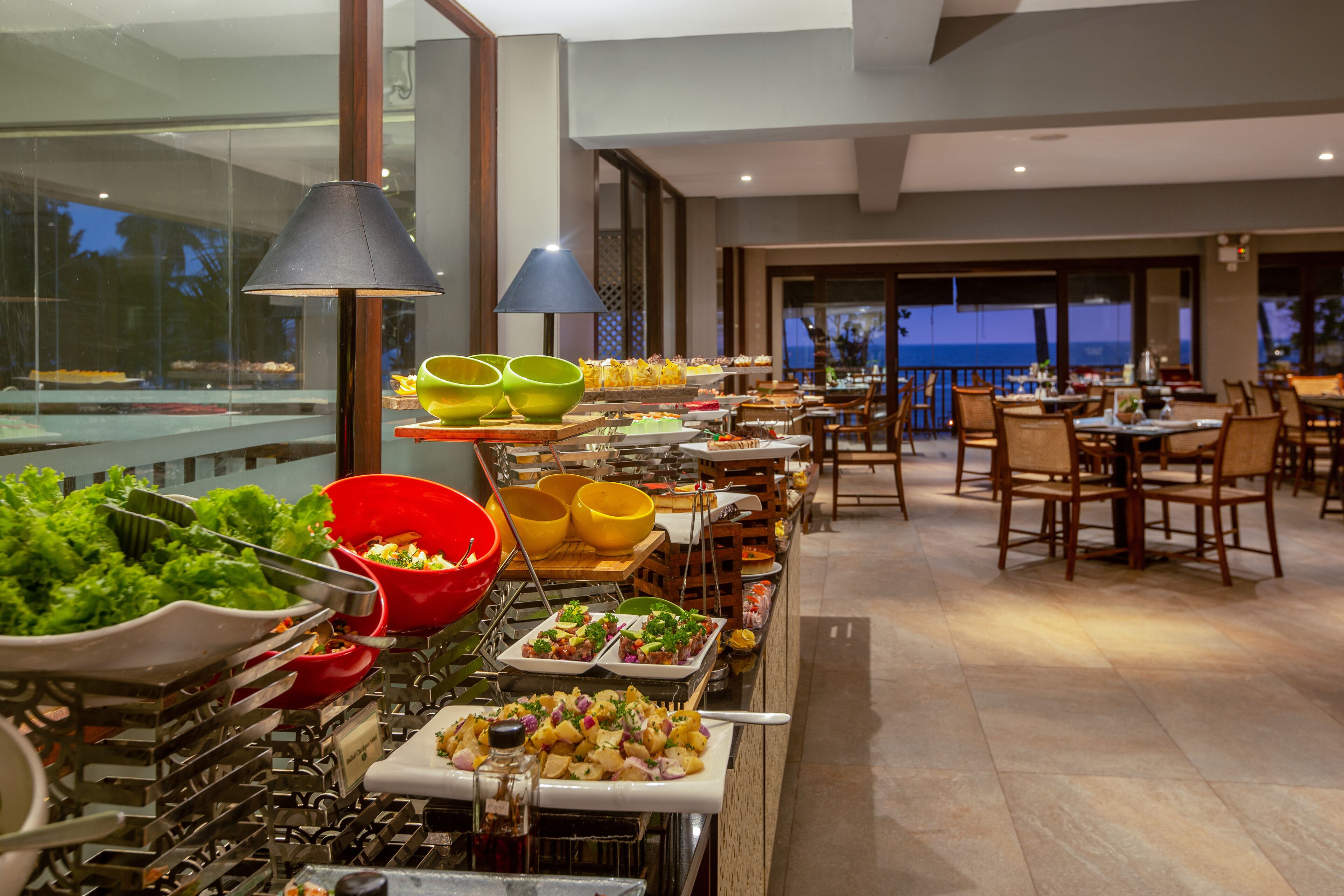 Daily buffet breakfast (USD 12 per person)