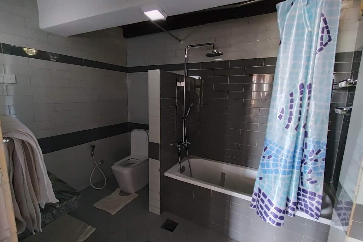 family duplex, 1 bedroom, mountain view | bathroom | free toiletries, hair dryer, bidet, towels
