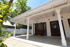 Uitzicht vanuit accommodatie