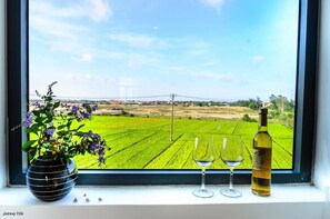 Blick von der Unterkunft