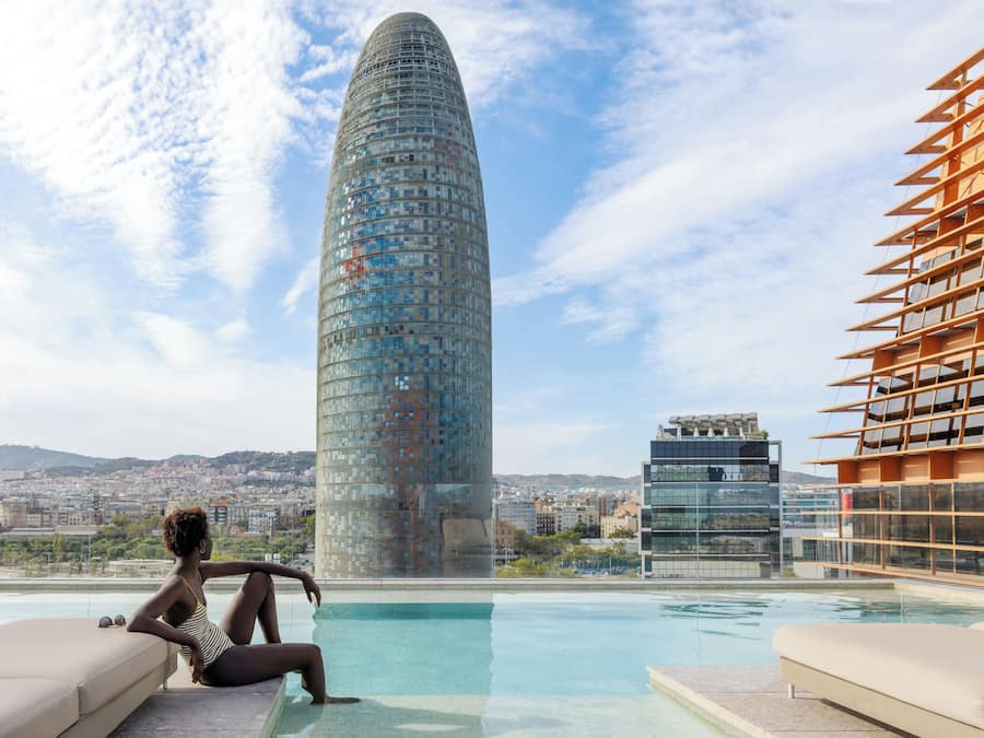 Seasonal outdoor pool, open 9:00 AM to 7:00 PM, sun loungers