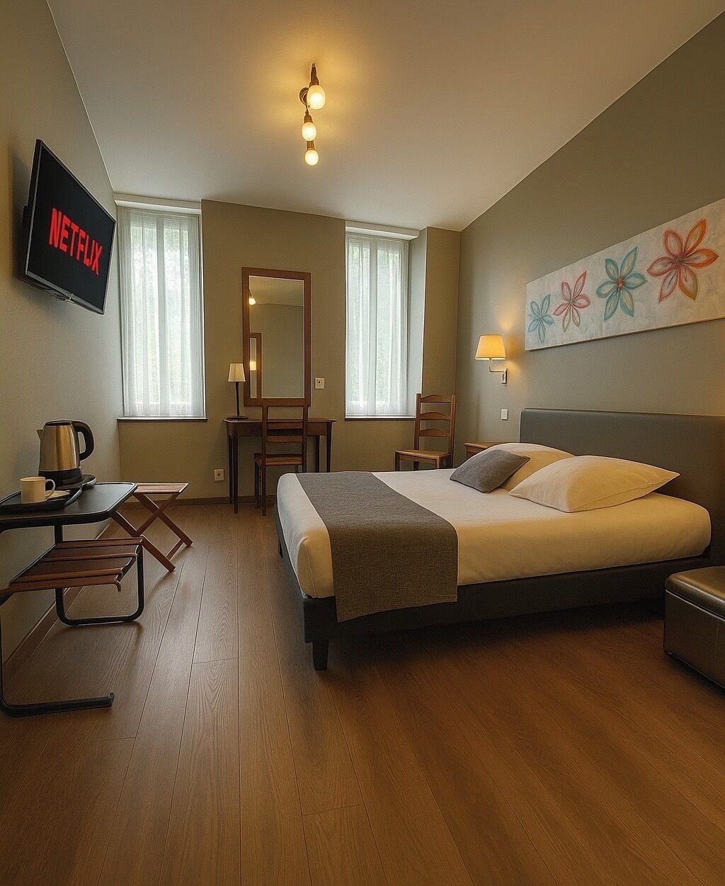 Superior Double Room | Desk, iron/ironing board, free WiFi, bed sheets