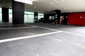 Free self parking, free valet parking