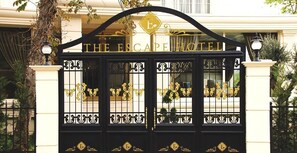 Entrée de l’hébergement