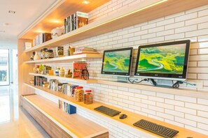 Sala de estar en el lobby