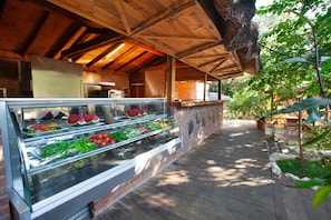 Breakfast, lunch and dinner served  - Chakra Beach Kabak (Fethiye)