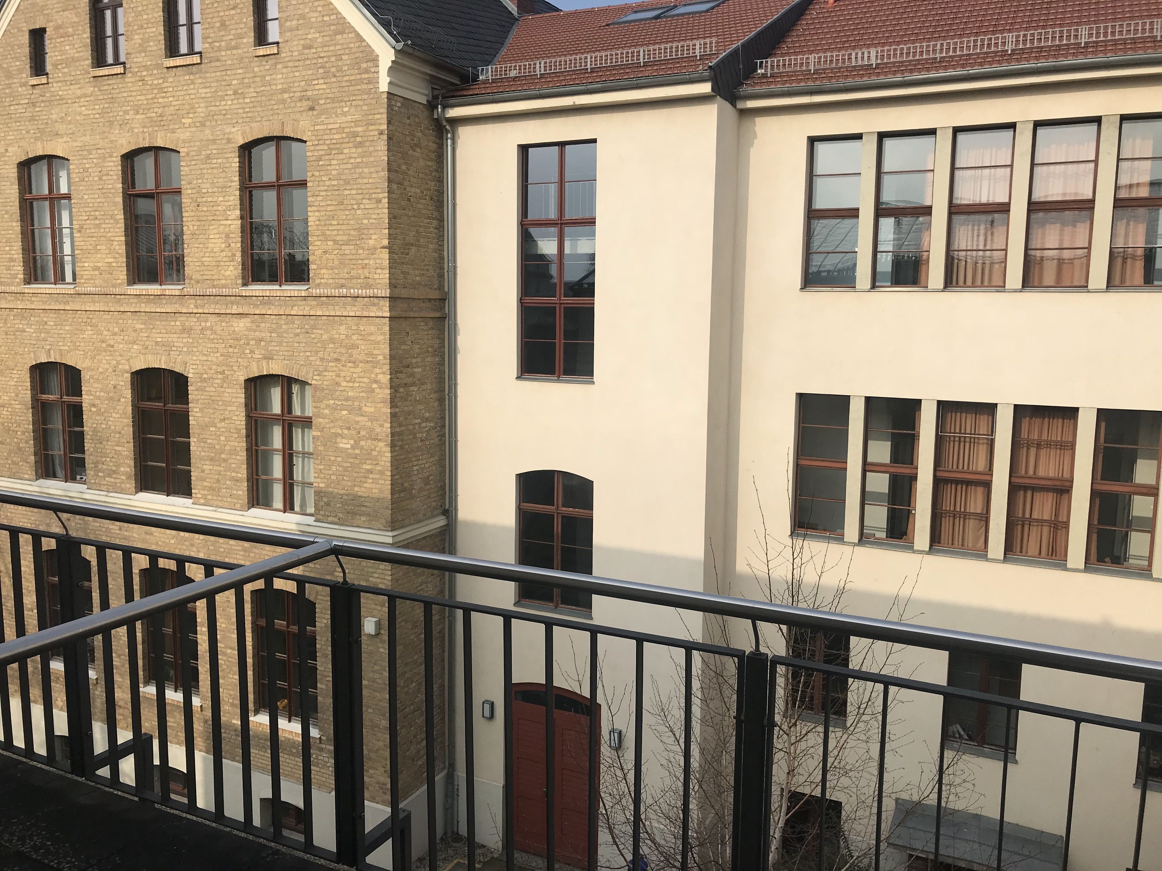 Blick von der Unterkunft