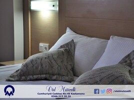 Free minibar items, in-room safe, desk, soundproofing