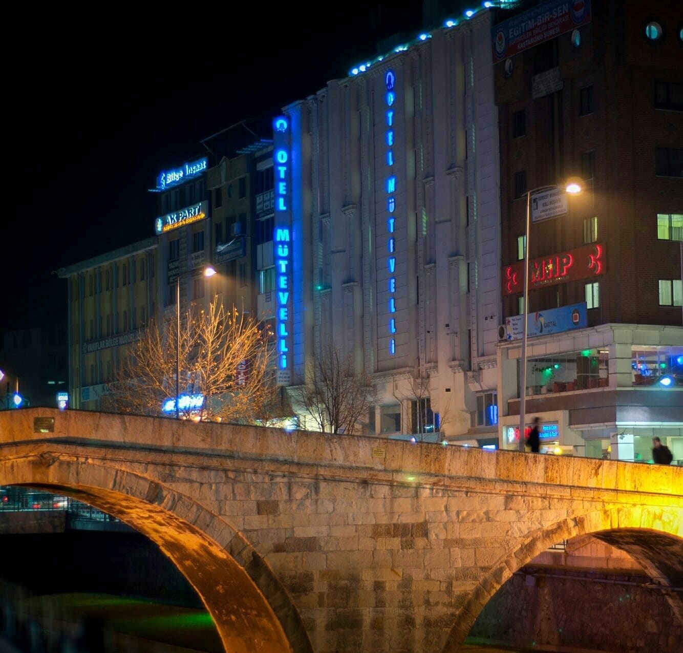 front of property – evening/night