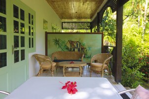 Quarto casal standard, 1 cama Queen | Terraço/pátio