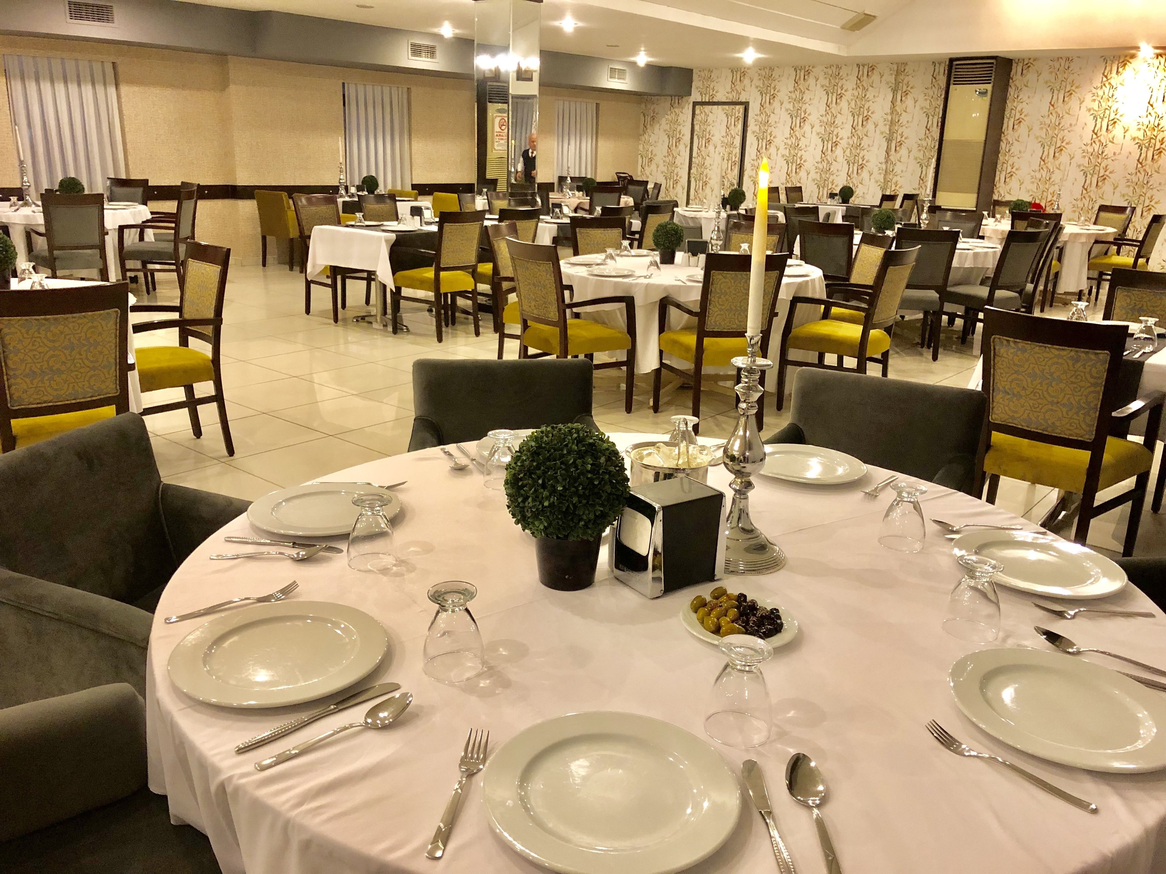 breakfast and dinner served, turkish cuisine