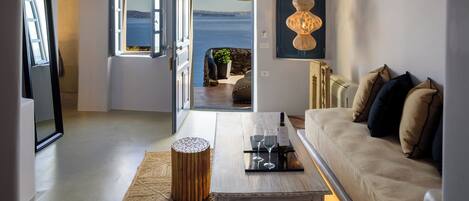 Signature Cave Suite | Wohnbereich