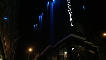 Front of property – evening/night