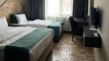 Premium bedding, minibar, in-room safe, desk