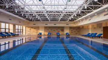 Indoor pool, outdoor pool