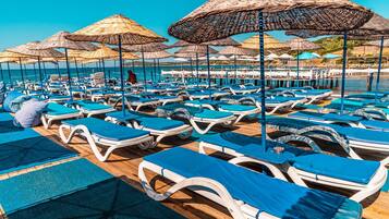 Private beach