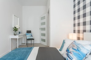 Apartament, 2 dormitoris (6 people) | Planxa i posts de planxar, wifi gratuïta i roba de llit