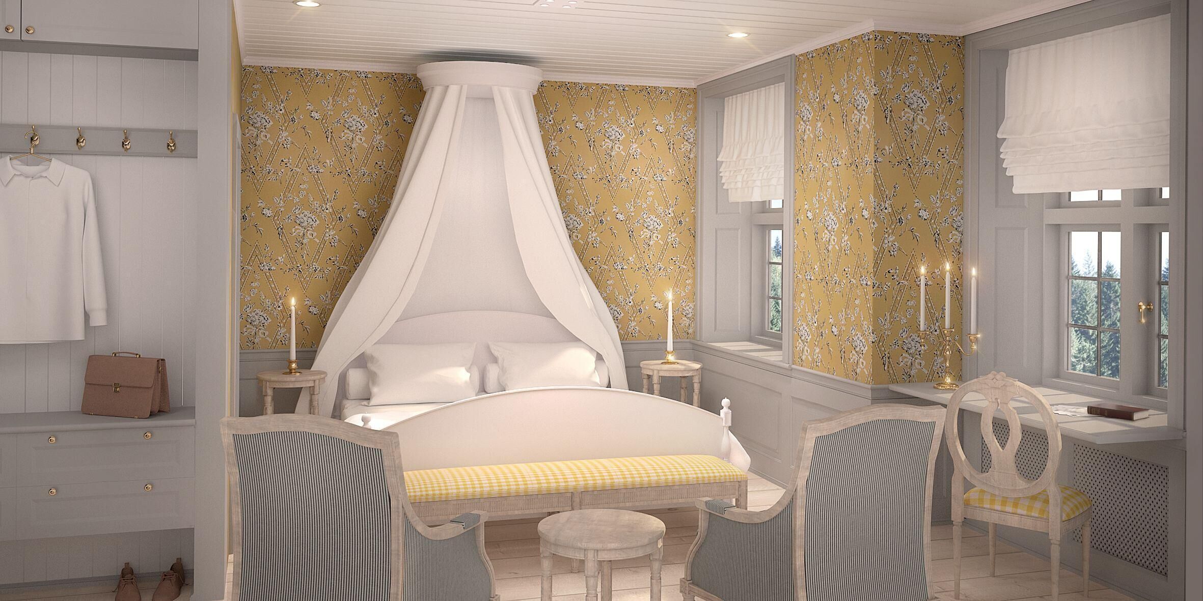 Luxe beddengoed, een bureau, gratis wifi, individueel gedecoreerd