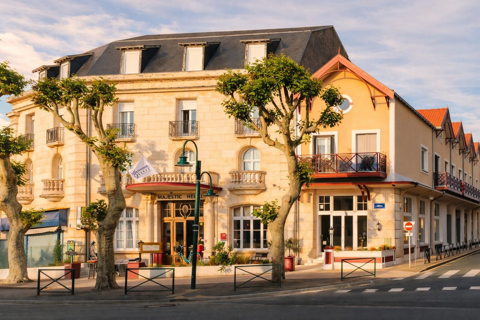 Voorkant van accommodatie